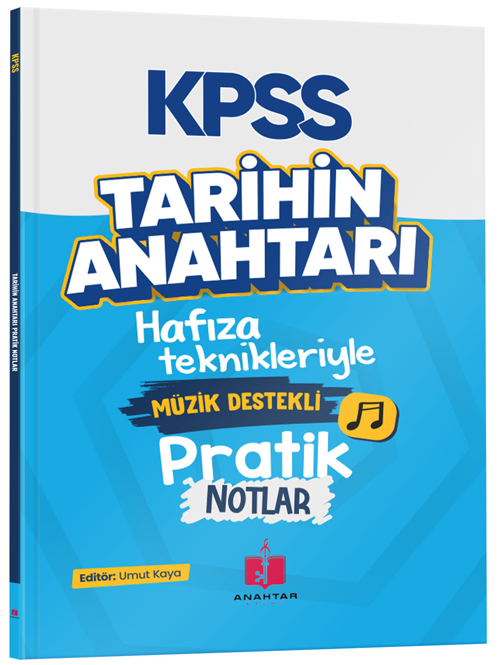 2026 Anahtar Kitap KPSS Tarihin Anahtarı Müzik Destekli Pratik Notlar