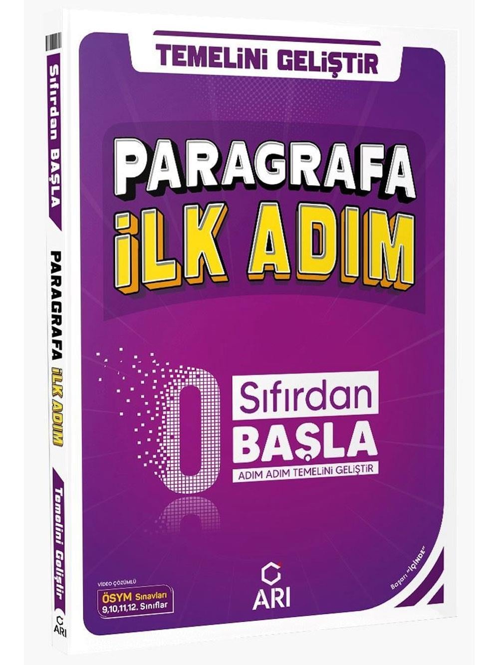 2026 Arı Yayınları YKS TYT AYT KPSS Paragraf İlk Adım Soru Bankası