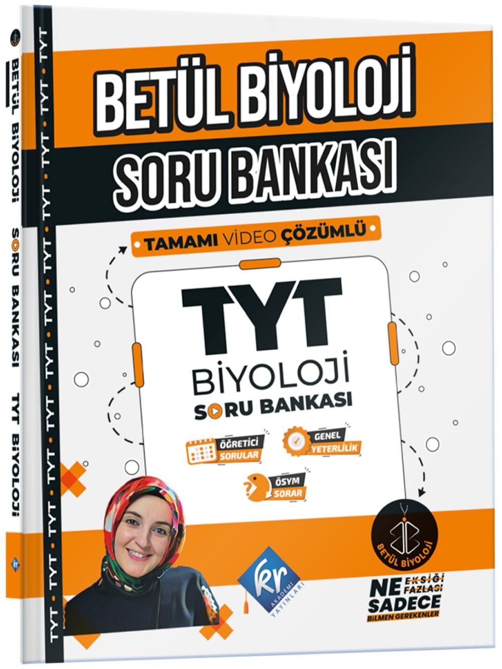 2026 Betül Biyoloji TYT Biyoloji Soru Bankası Kr Akademi Yayınları