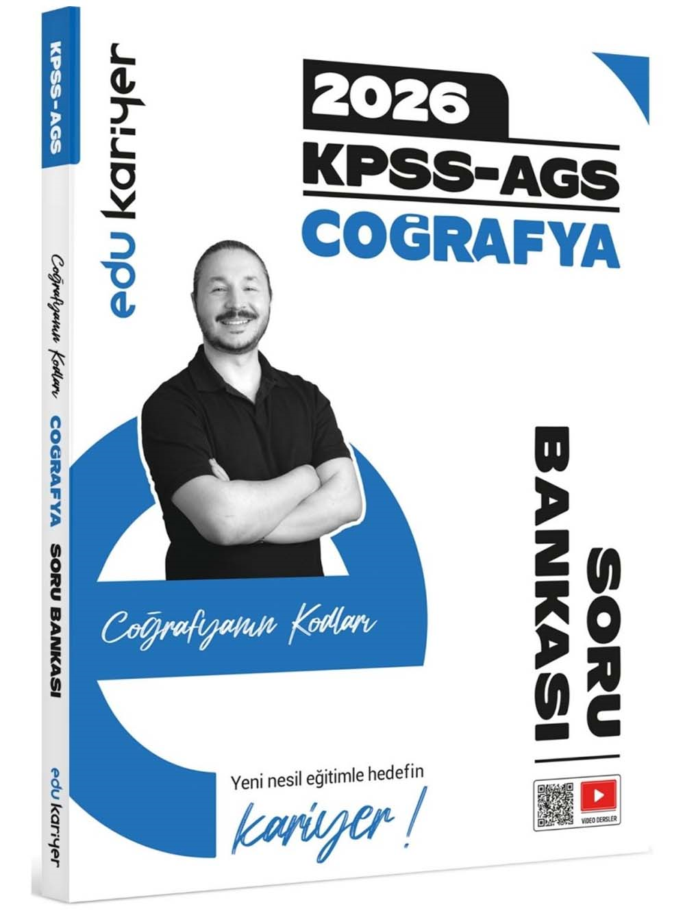 2026 Edu Kariyer Coğrafyanın Kodları 2026 KPSS-AGS Coğrafya Video Çözümlü Soru Bankası