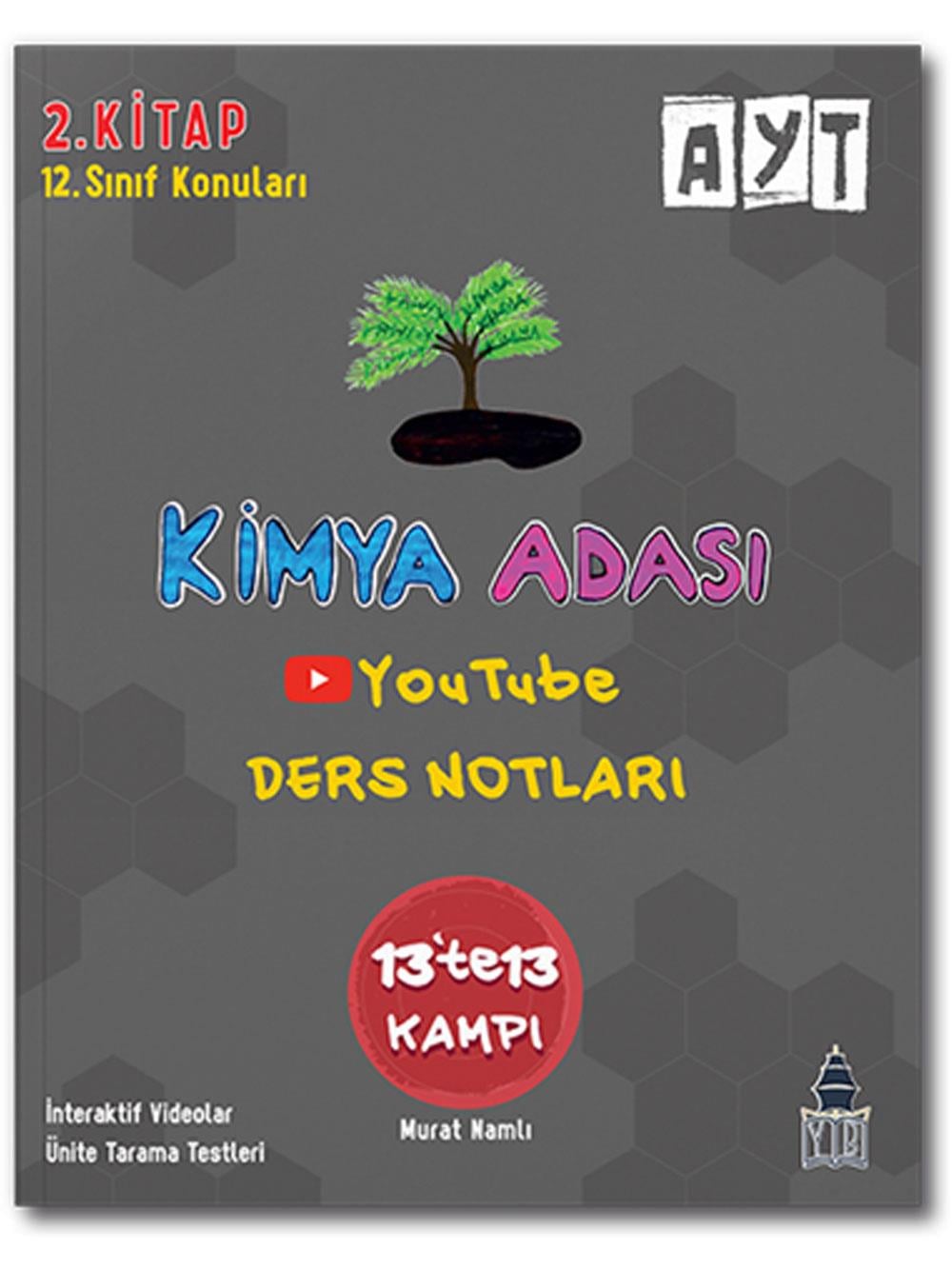 2026 Kimya Adası AYT Kimya Youtube Ders Notları 2. Kitap