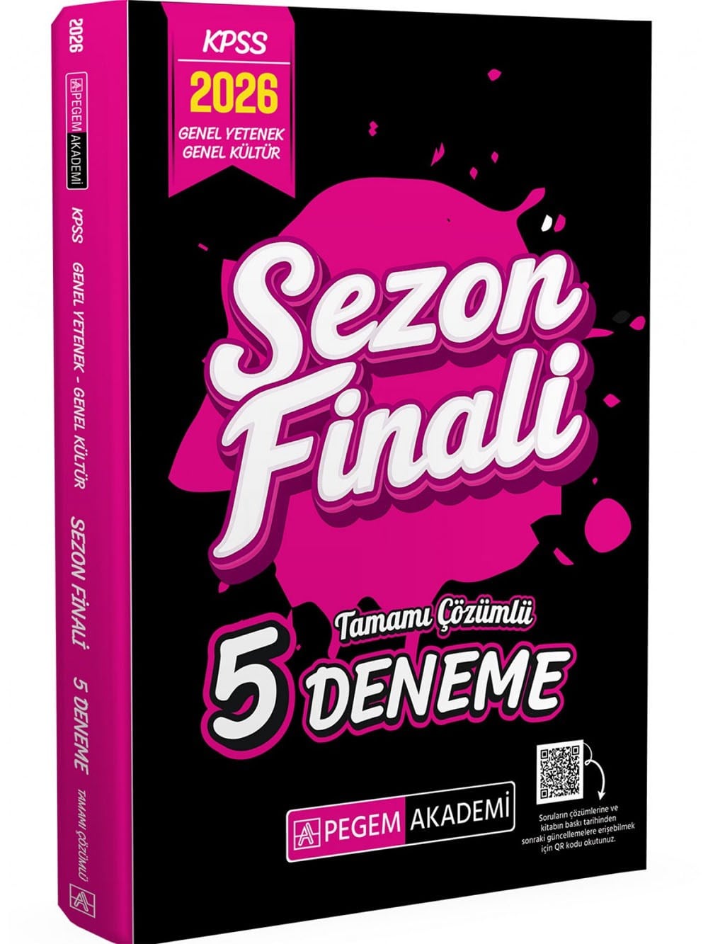 2026 Pegem Yayınları KPSS Genel Yetenek Genel Kültür Sezon Finali Tamamı Çözümlü 5 Deneme