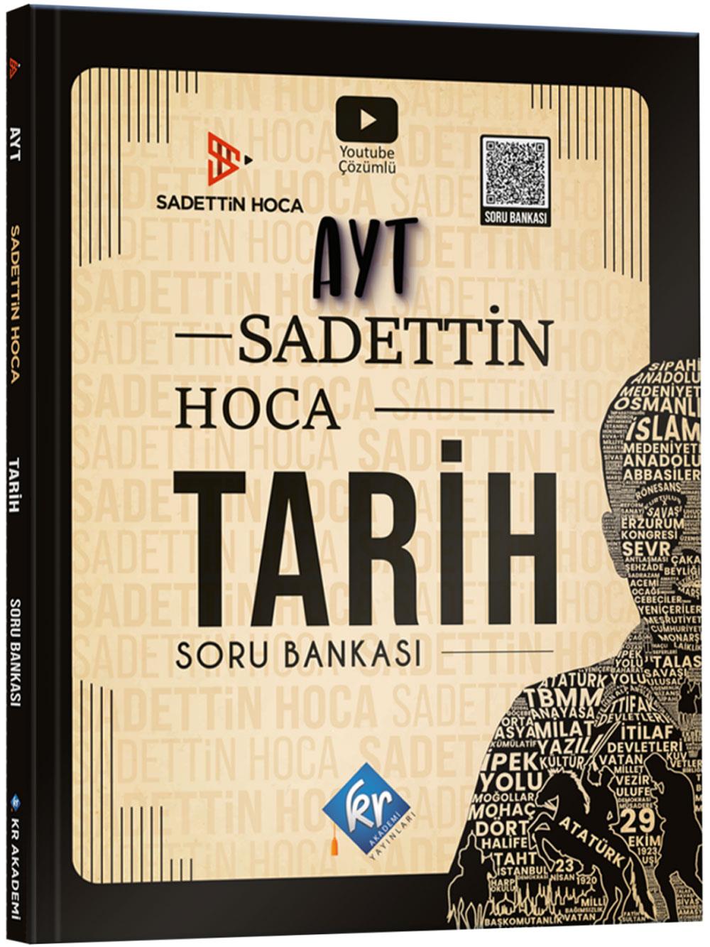 2026 Sadettin Hoca AYT Tarih Soru Bankası KR Akademi Yayınları