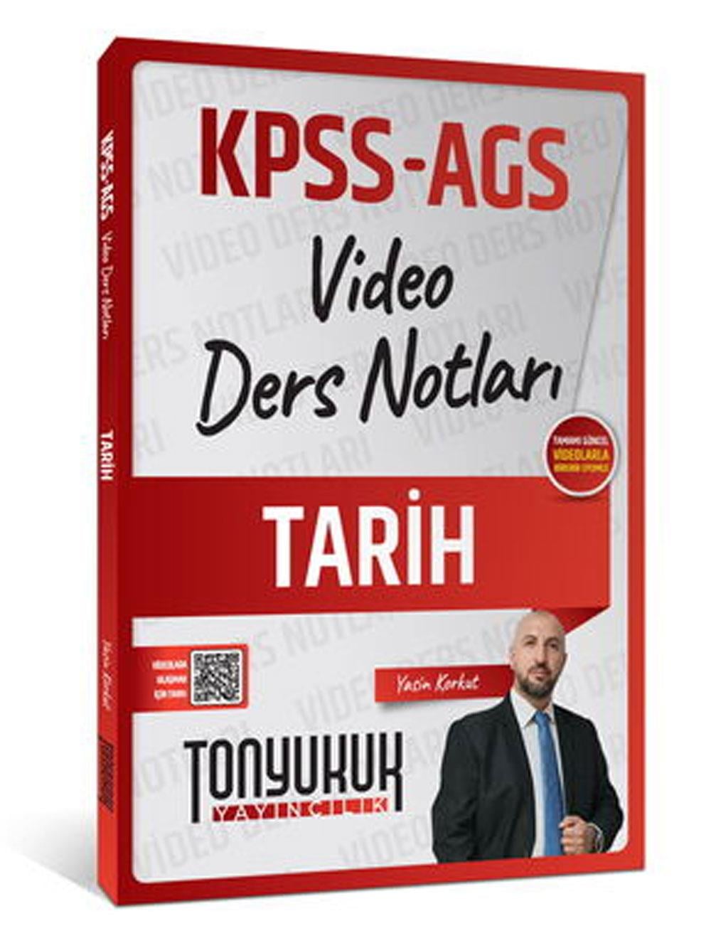 2026 Tonyukuk Yayıncılık KPSS AGS Tarih Video Ders Notları Yasin Korkut