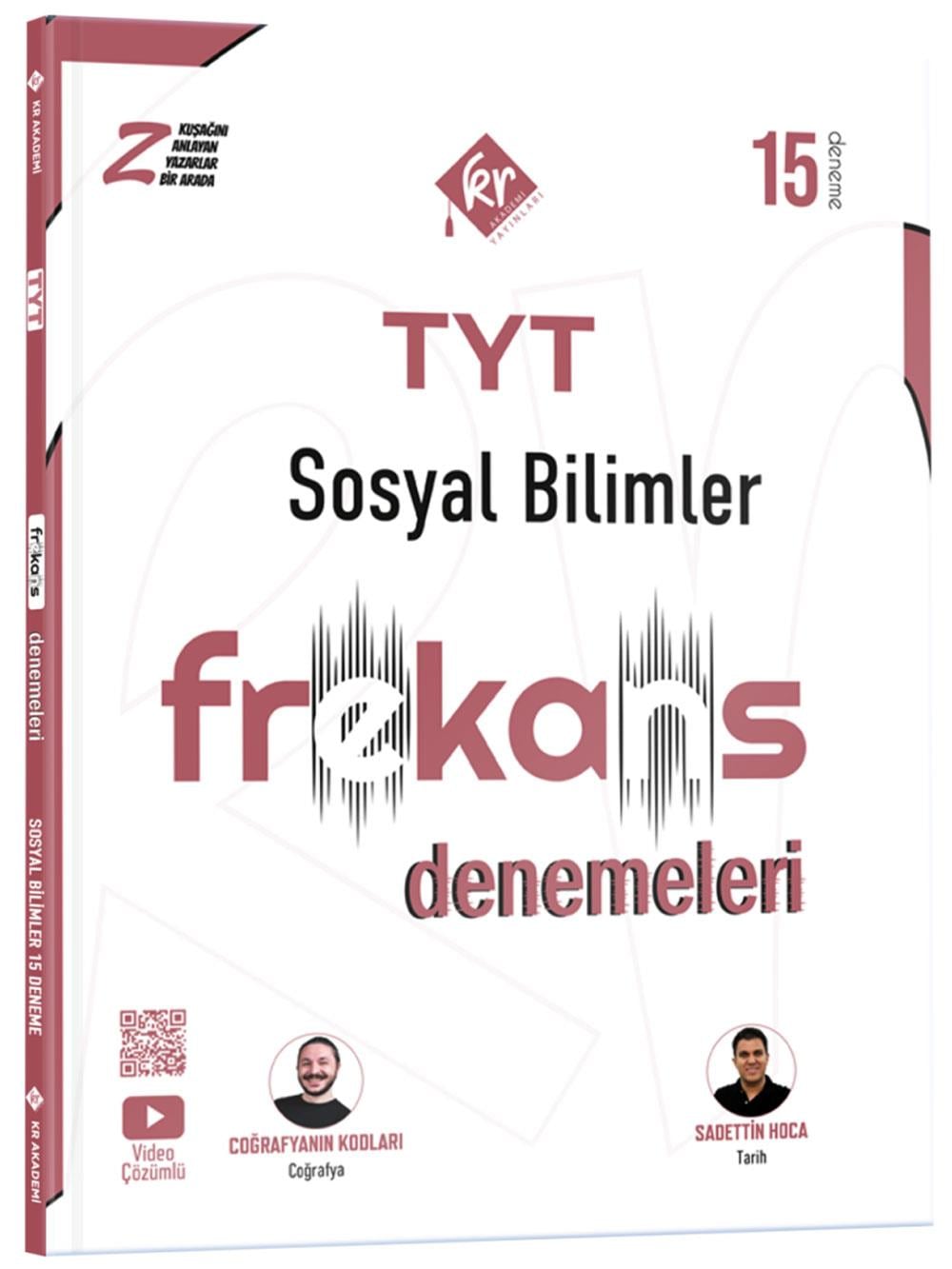2026 TYT Sosyal Bilimler 15'li Frekans Denemeleri KR Akademi Yayınları