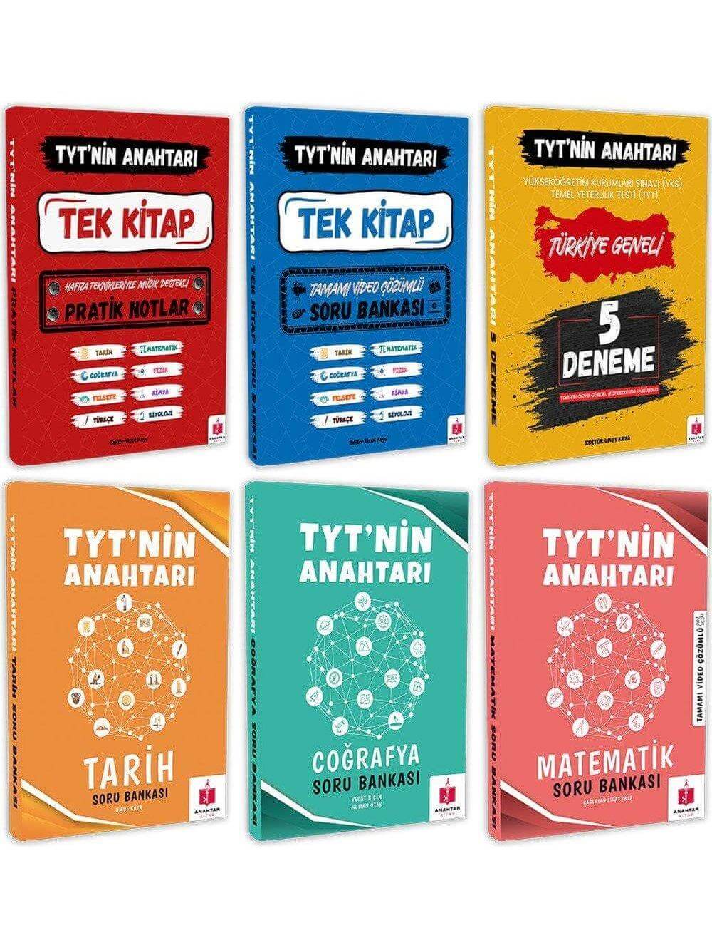 2026 TYT'nin Anahtarı Süper 6'lı Tüm Dersler Hafıza Teknikleriyle Müzik Destekli Set