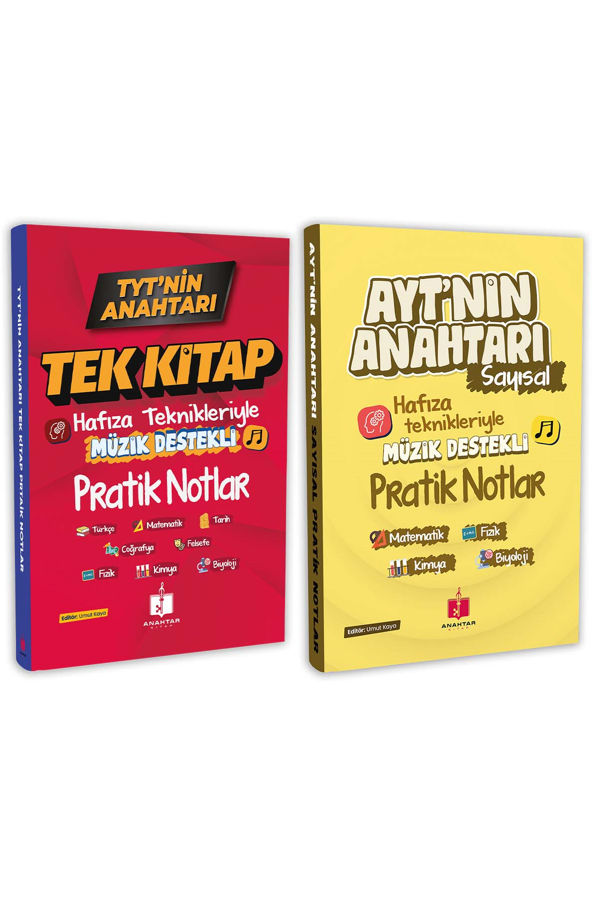 2026 TYT'nin Anahtarı Tek Kitap Pratik Notlar + AYT'nin Anahtarı Sayısal Pratik Notlar Süper İkili Set