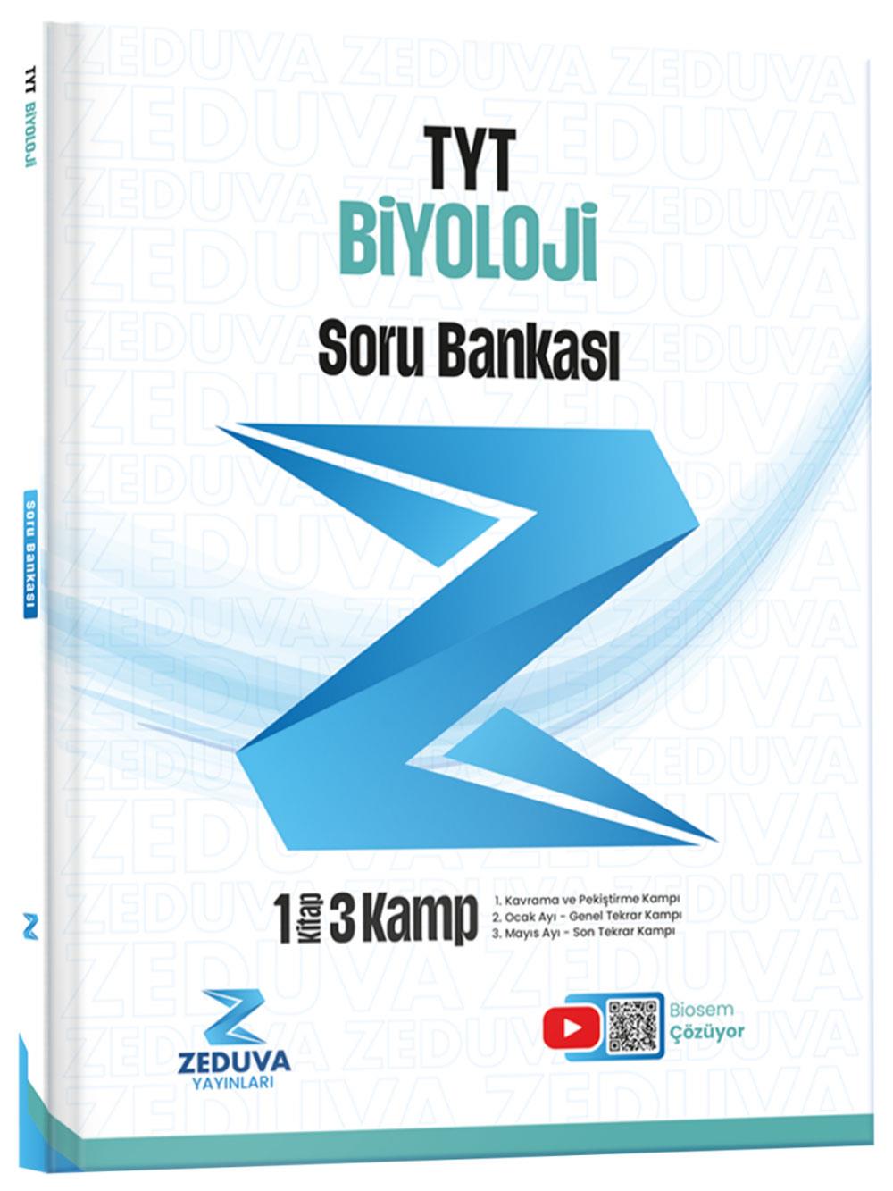 2026 Zeduva Yayınları Biosem TYT Biyoloji 1 Kitap 3 Kamp Soru Bankası