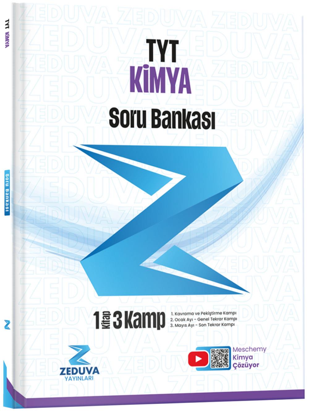 2026 Zeduva Yayınları Meschemy Kimya TYT Kimya 1 Kitap 3 Kamp Soru Bankası