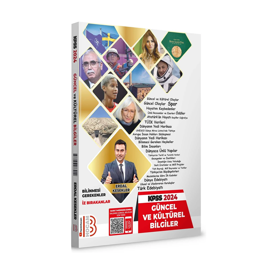 Benim Hocam 2024 KPSS Güncel ve Kültürel Bilgiler - Erdal Kesekler