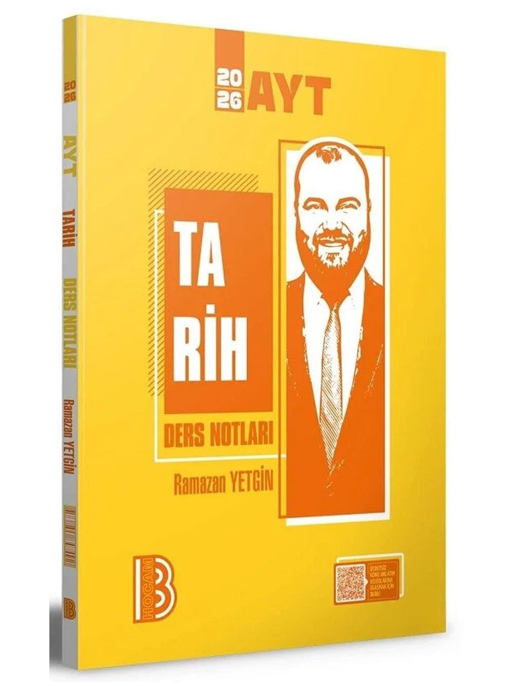 Benim Hocam 2026 YKS AYT Tarih Ders Notları - Ramazan Yetgin