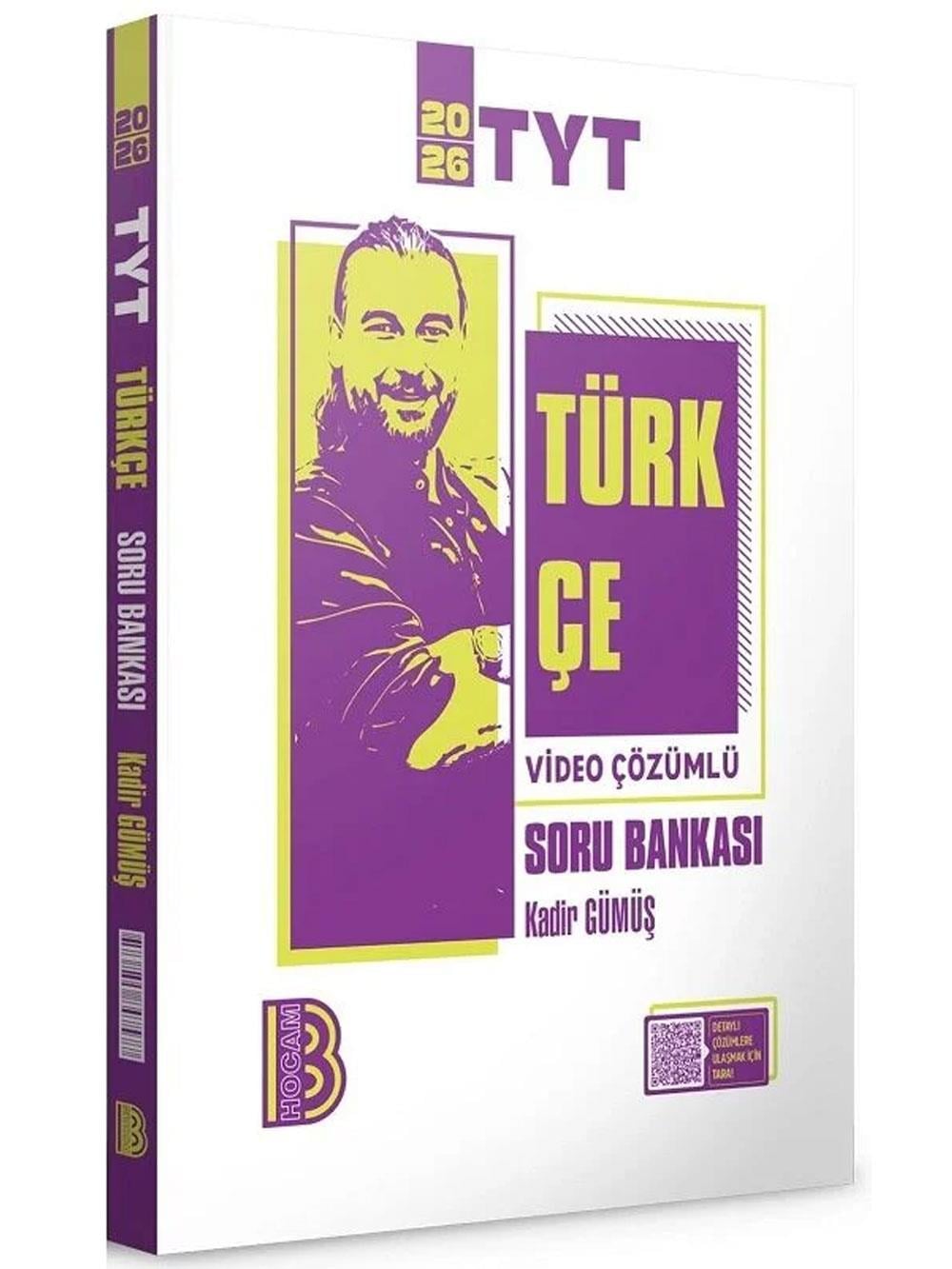 Benim Hocam 2026 YKS TYT Türkçe Soru Bankası Çözümlü - Kadir Gümüş