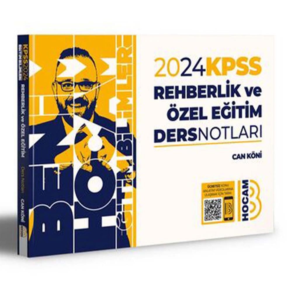 Benim Hocam Yayınları 2024 KPSS Eğitim Bilimleri Rehberlik Ve Özel Eğitim Ders Notları