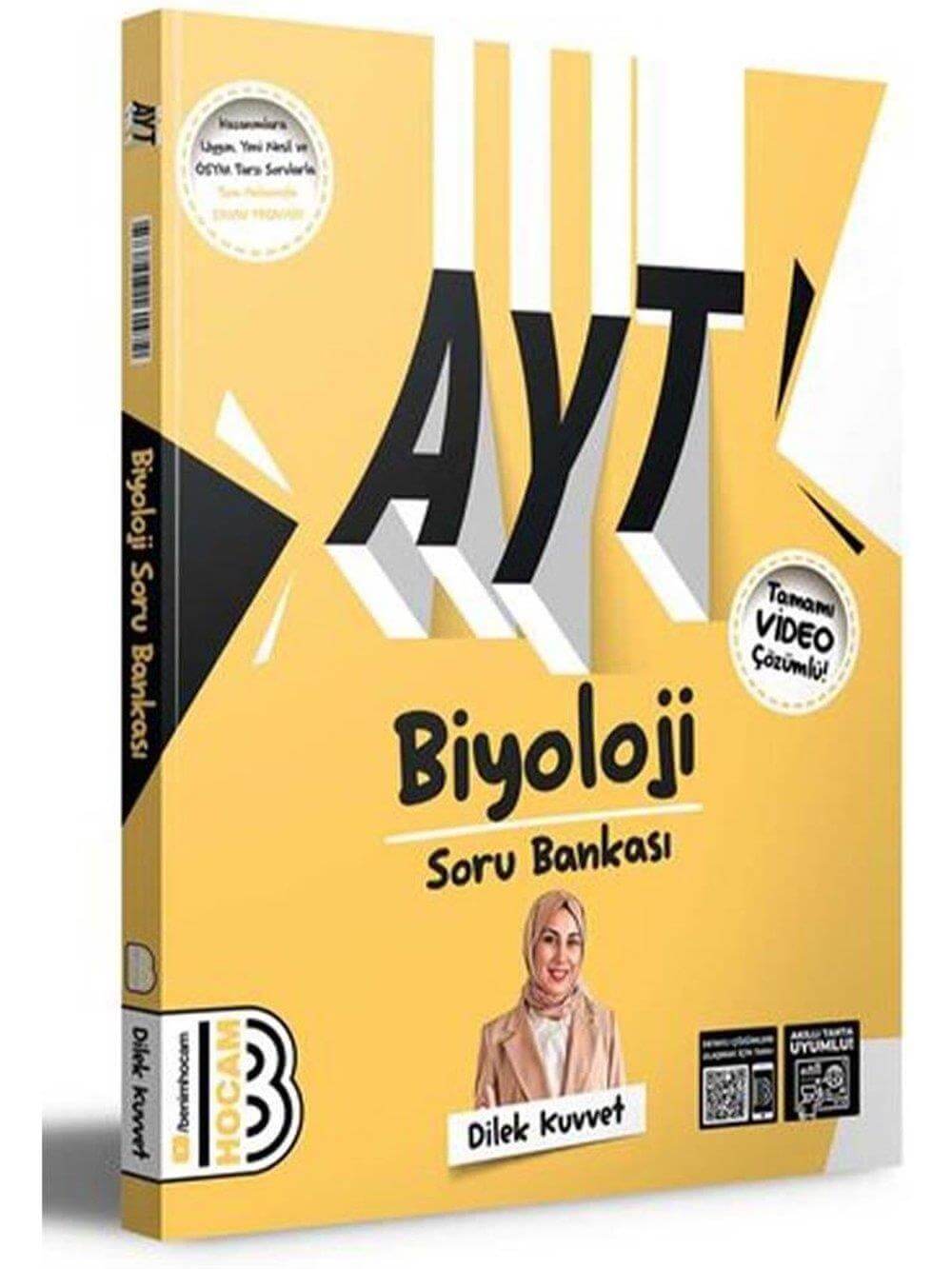 Benim Hocam Yayınları 2025 AYT Biyoloji Tamamı Video Çözümlü Soru Bankası