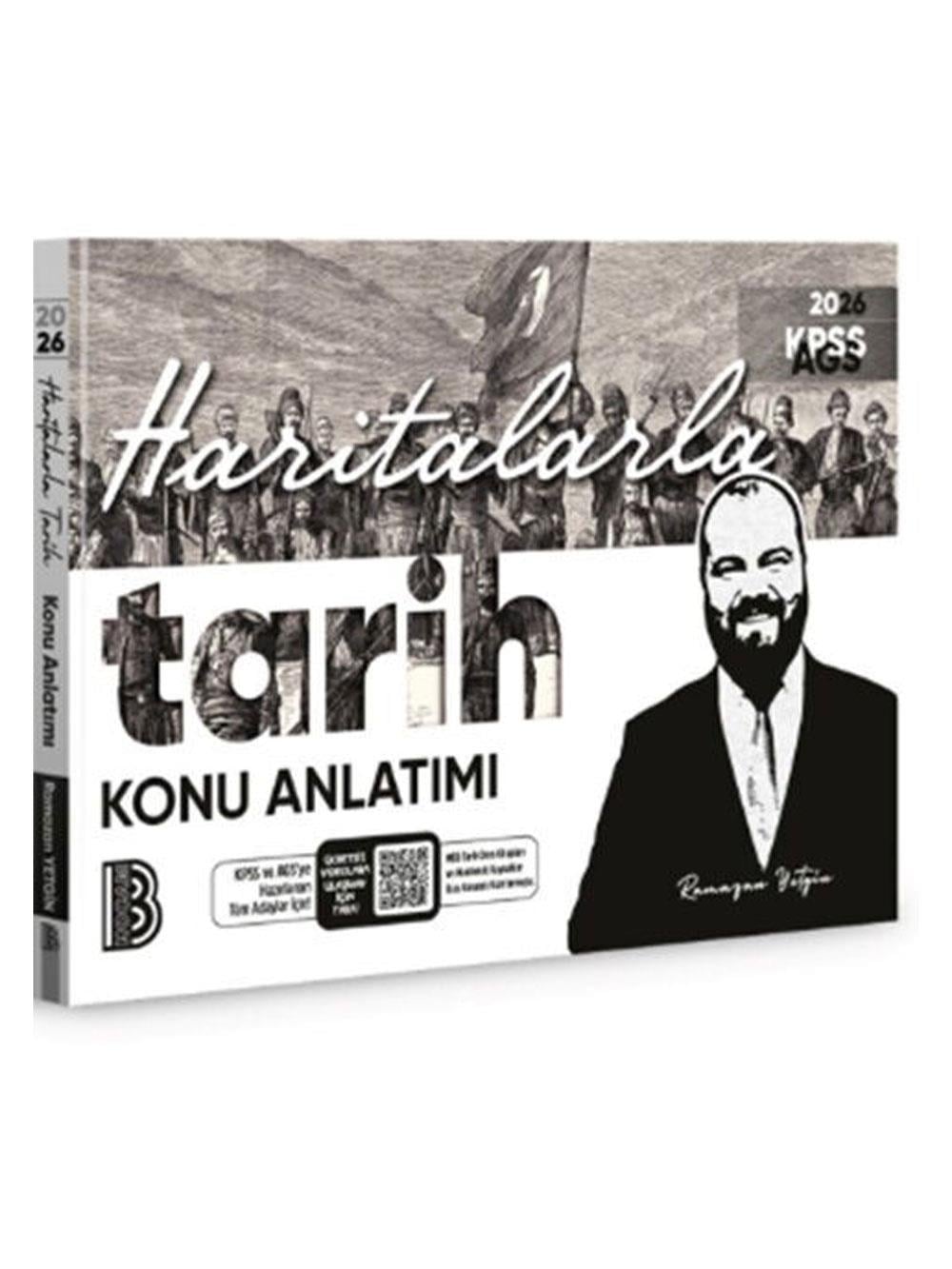 Benim Hocam Yayınları 2026 KPSS AGS Haritalarla Tarih Konu Anlatımı Ramazan Yetgin