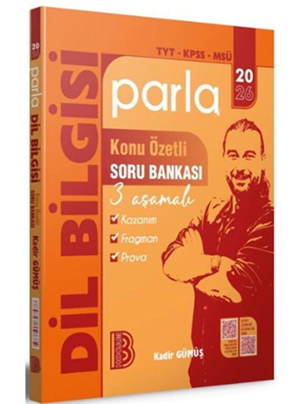 Benim Hocam Yayınları 2026 TYT KPSS MSÜ Parla Dil Bilgisi Konu Özetli Soru Bankası Kadir Gümüş