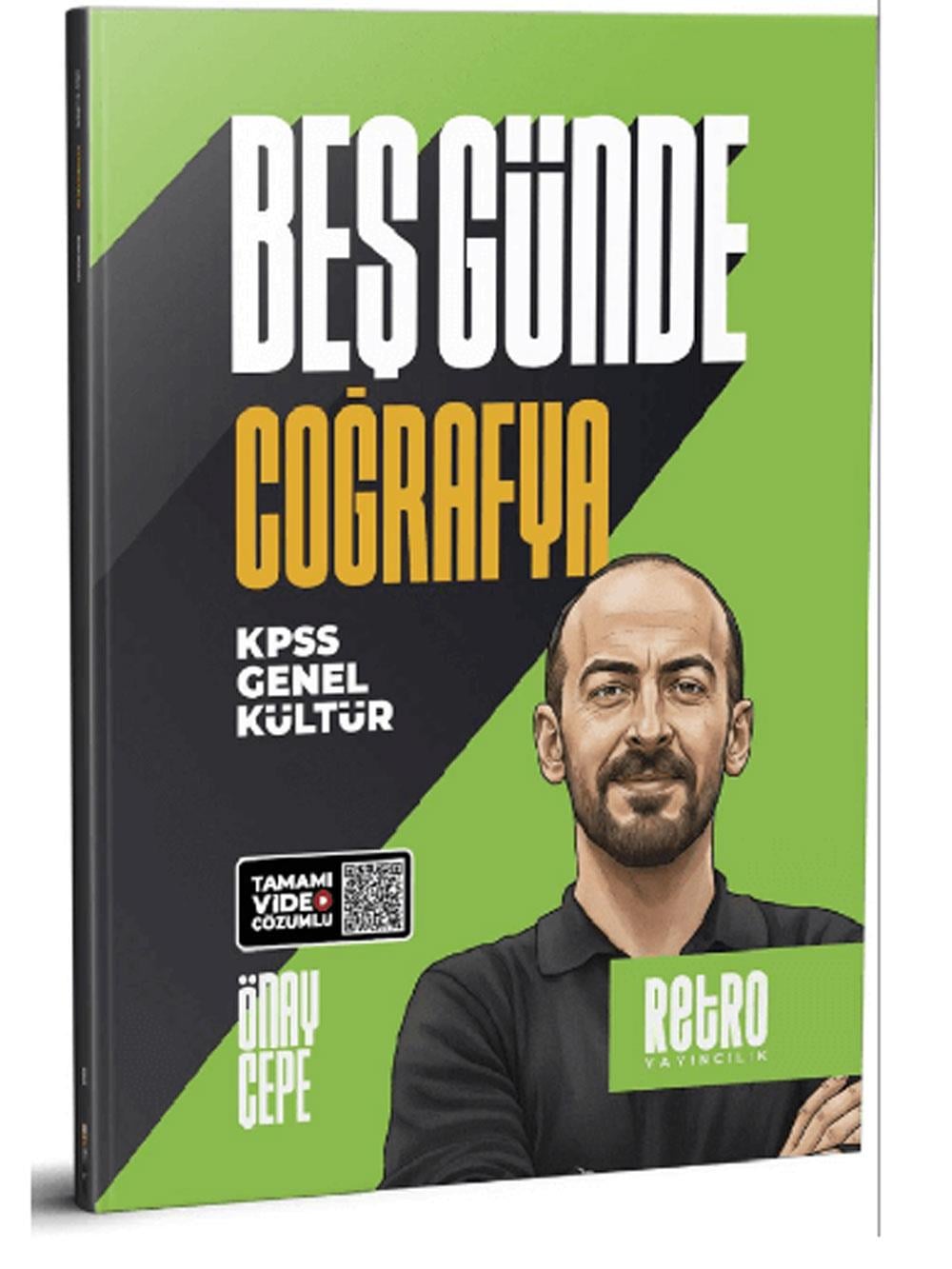 Retro Yayıncılık 2026 KPSS BEŞ GÜNDE COĞRAFYA KAMPI Önay Çepe