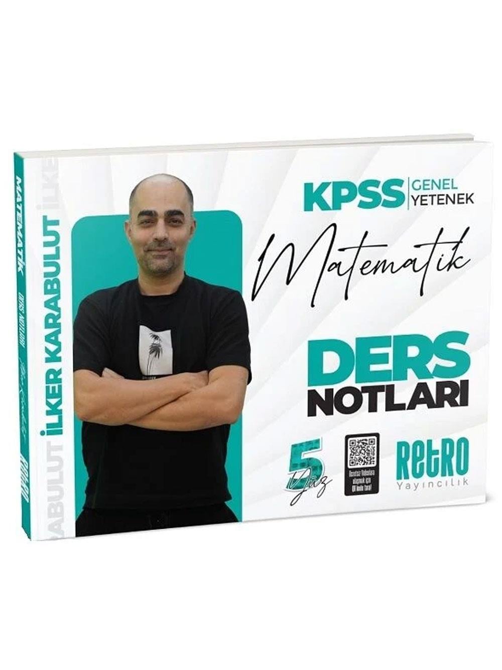 Retro Yayıncılık 2026 KPSS Matematik 5Yüz Ders Notları - İlker Karabulut