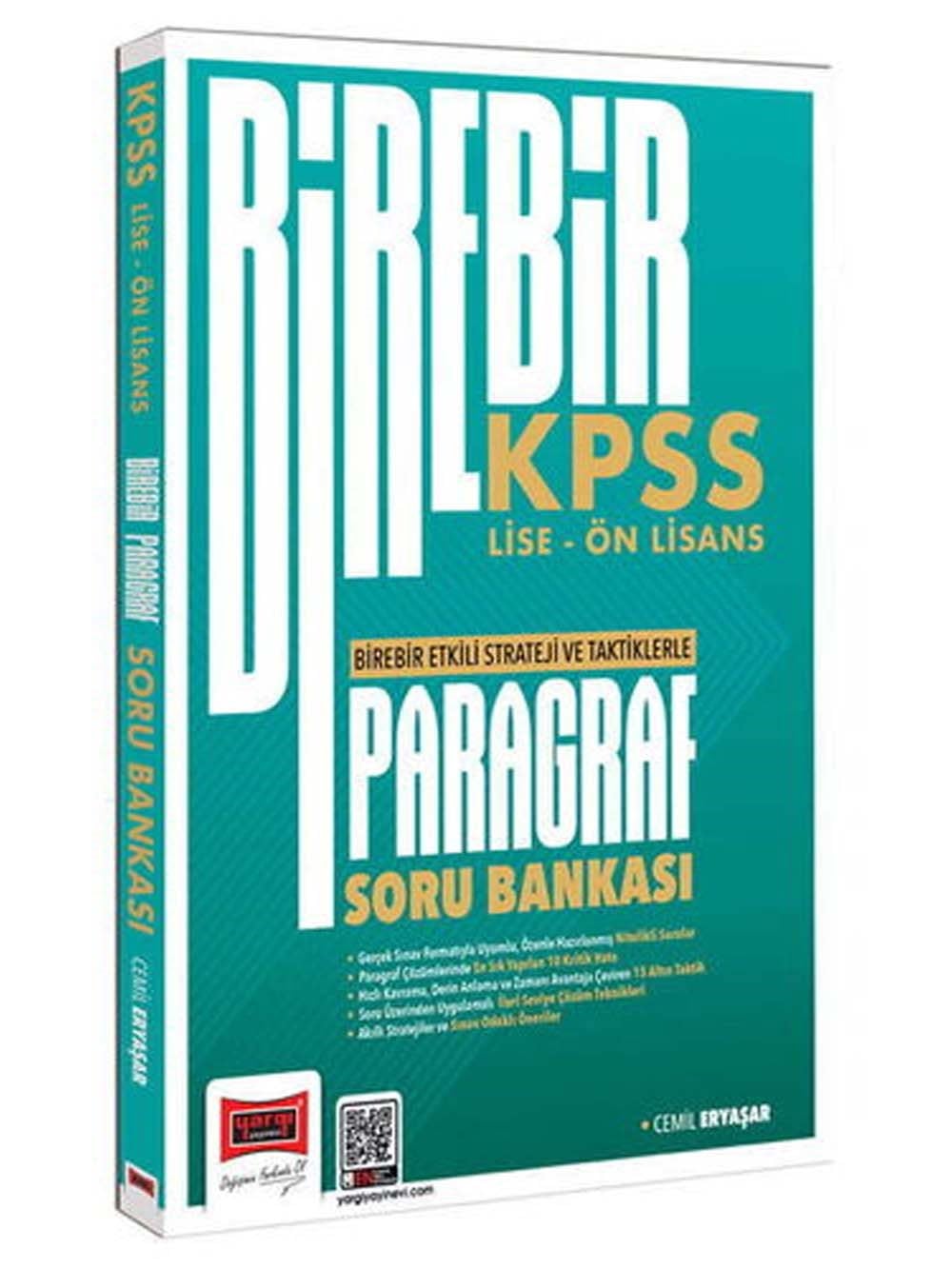 Yargı Yayınları 2026 Birebir KPSS Lise - Ön Lisans Paragraf Soru Bankası