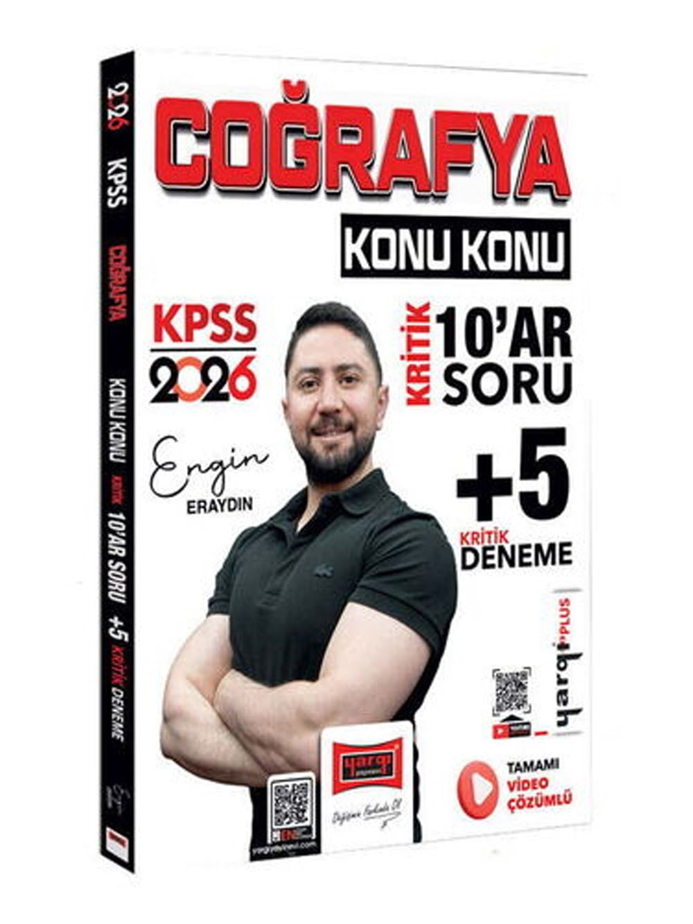 Yargı Yayınları 2026 KPSS Coğrafya Konu Konu Kritik 10ar Soru +5 Kritik Deneme Sınavı Engin Eraydın