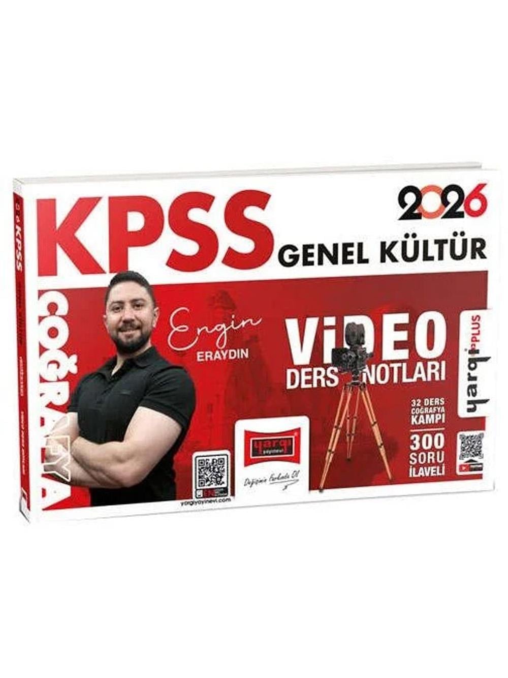 Yargı Yayınları 2026 KPSS Genel Kültür Coğrafya Video Ders Notları (Engin Eraydın)