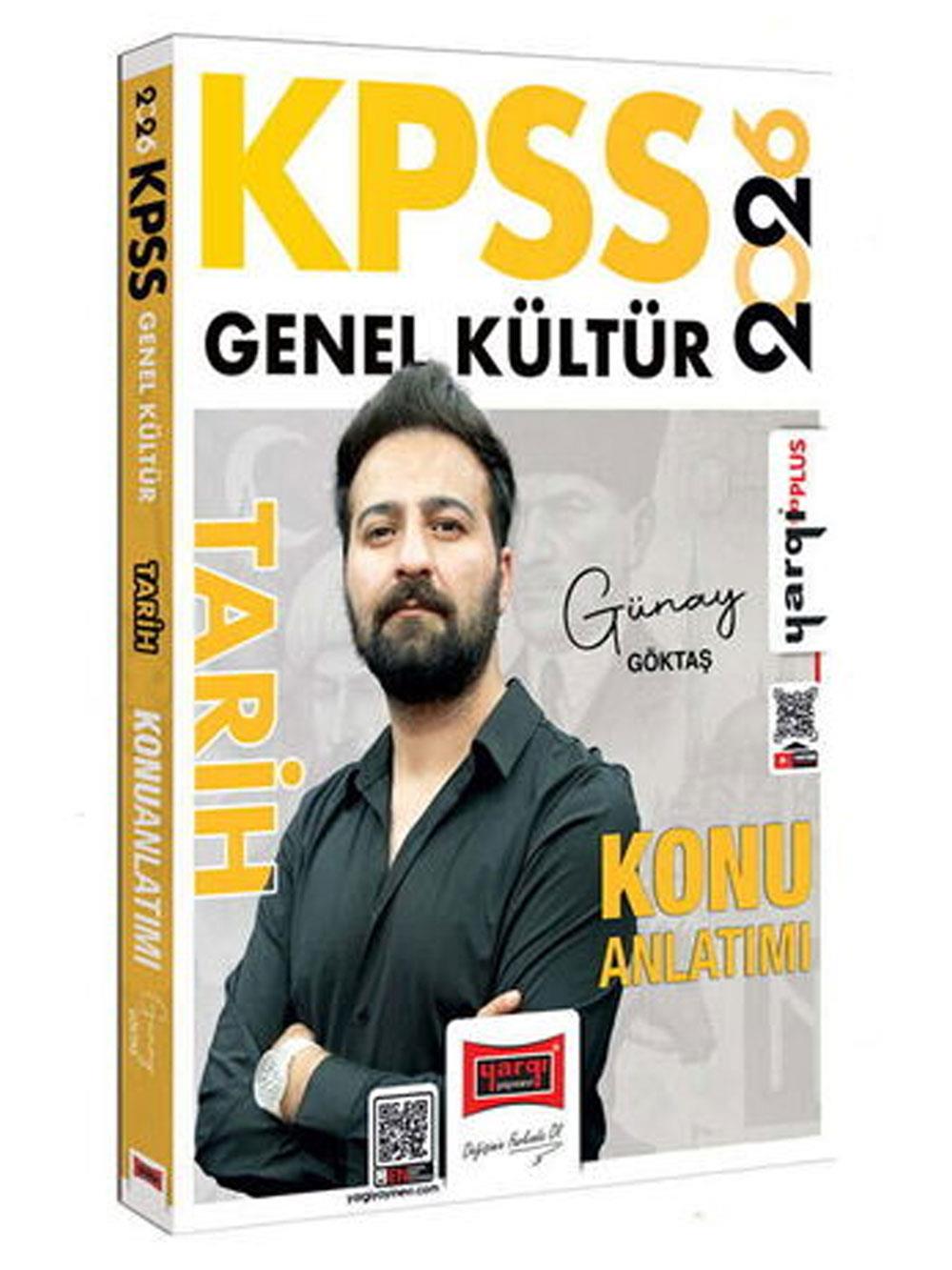 Yargı Yayınları 2026 KPSS Genel Kültür Tarih Konu Anlatımı (Günay Göktaş)
