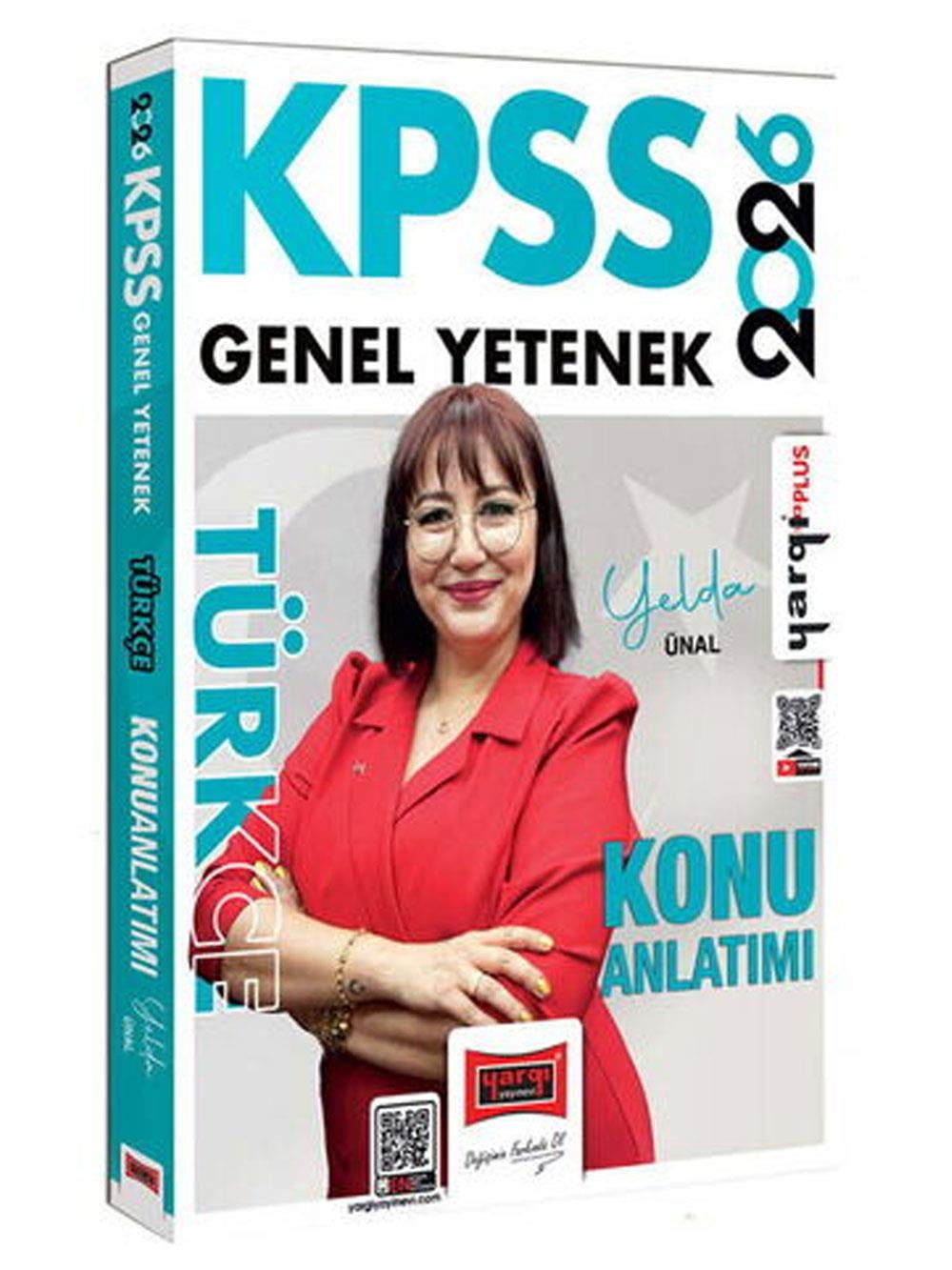 Yargı Yayınları 2026 KPSS Genel Yetenek Türkçe Konu Anlatımı (Yelda Ünal)
