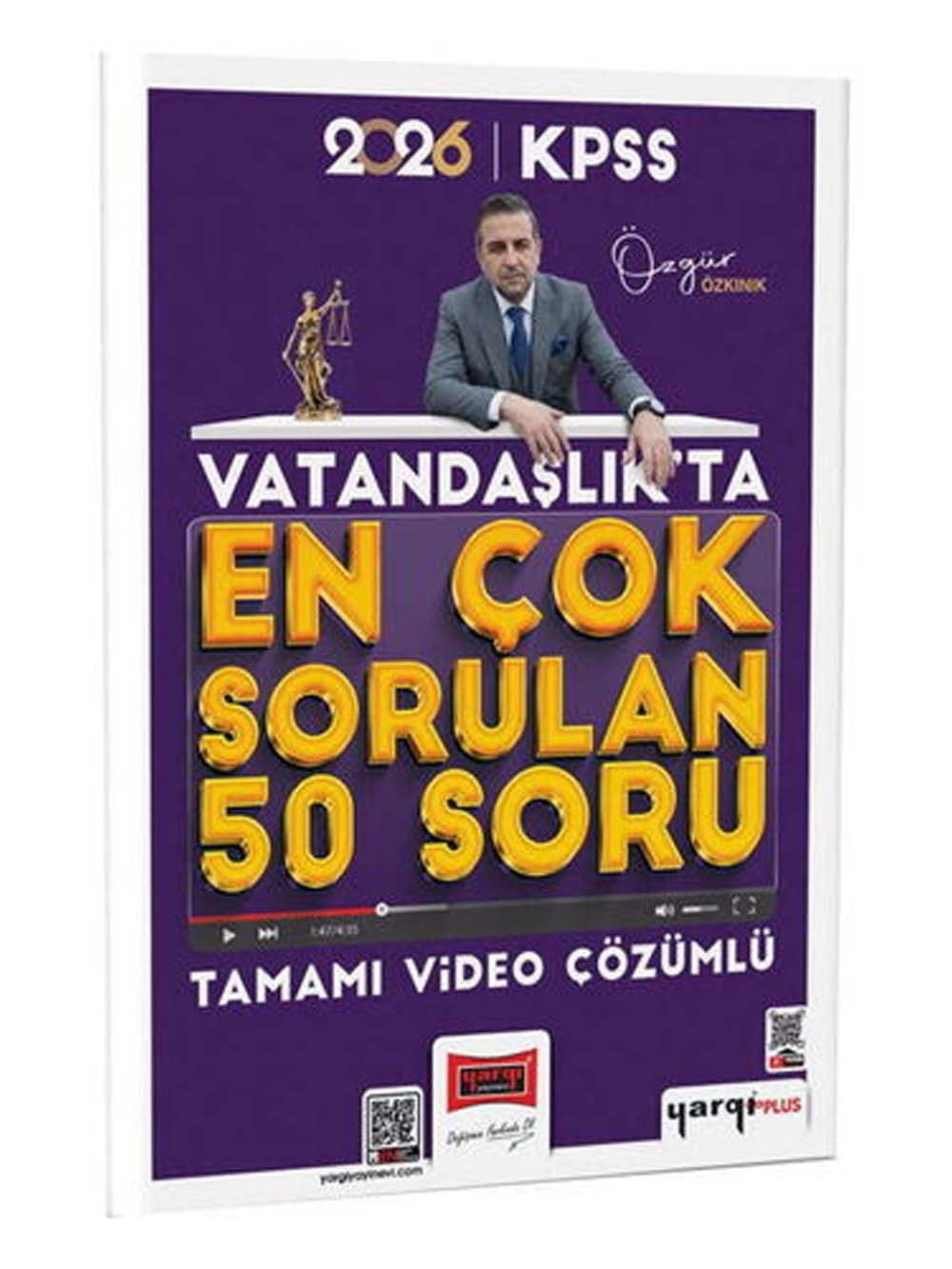 Yargı Yayınları 2026 KPSS Vatandaşlıkta En Çok Sorulan 50 Soru