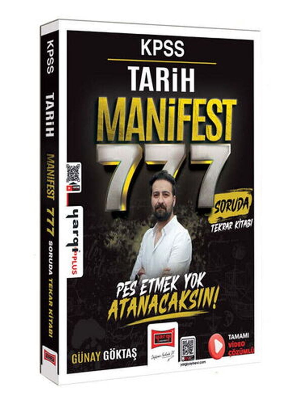 Yargı Yayınları KPSS Tarih Manifest Serisi 777 Soruda Tamamı Video Çözümlü Tekrar Kitabı Günay Göktaş