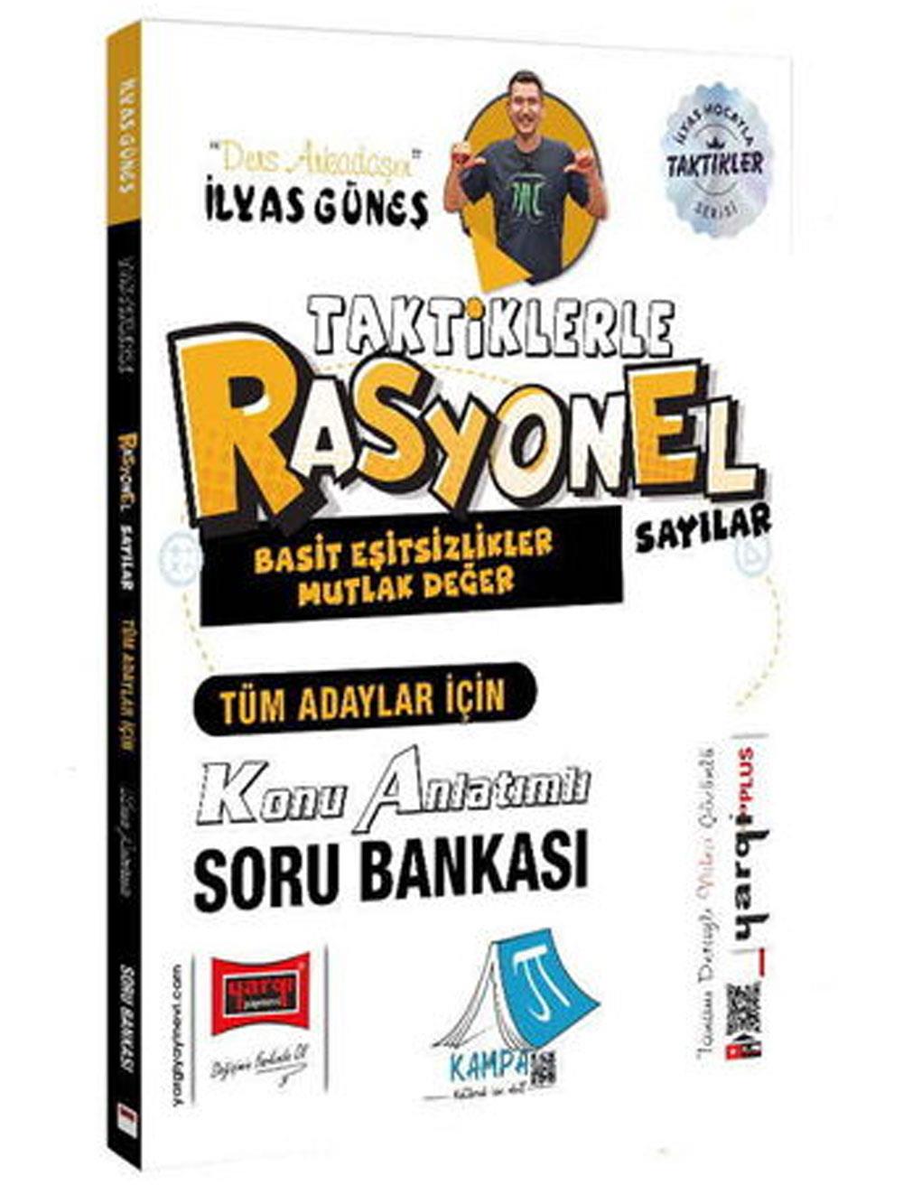 Yargı Yayınları Tüm Adaylar İçin Taktiklerle Rasyonel Sayılar Konu Anlatımlı Soru Bankası (İlyas Güneş)
