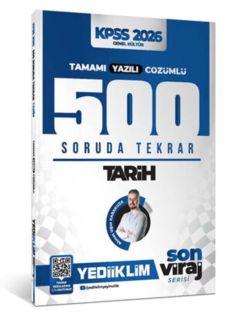 Yediiklim 2026 Kpss-Ags Son Viraj Serisi Tarih Tamamı Yazılı Çözümlü 500 Soruda Genel Tekrar Kampı Ahmet Uğur Karakuza