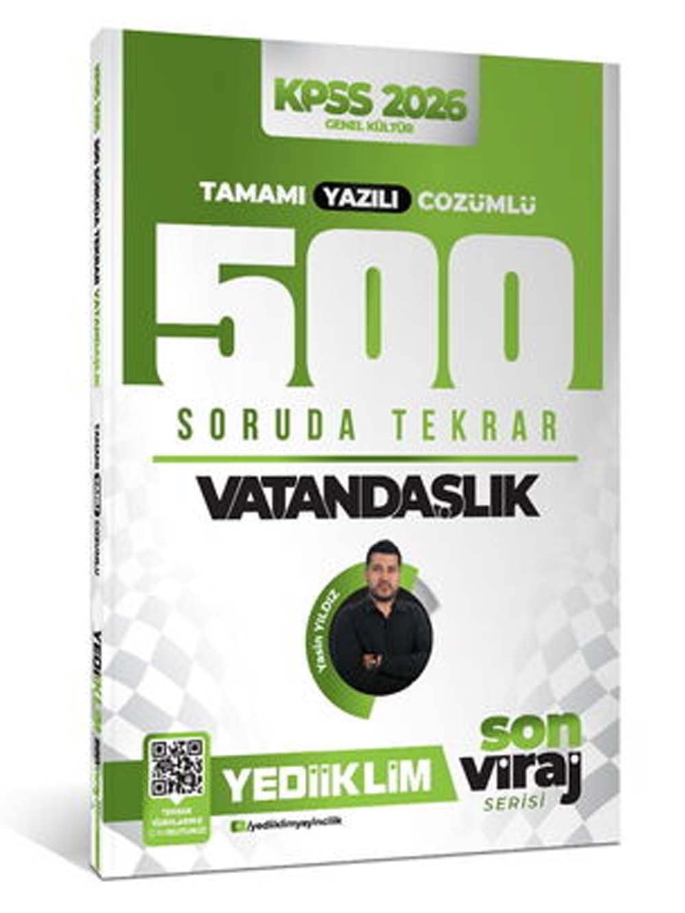 Yediiklim 2026 Kpss Son Viraj Serisi Vatandaşlık Tamamı Yazılı Çözümlü 500 Soruda Genel Tekrar Kampı Yasin Yıldız