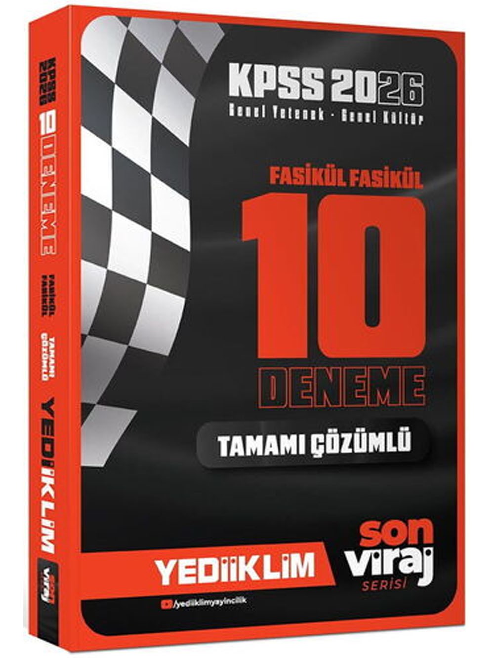 Yediiklim Yayınları 2026 Kpss Son Viraj Serisi Gy-Gk Tamamı Çözümlü 10 Fasikül Deneme