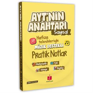 2025 AYT'nin Anahtarı Sayısal Tüm Dersler Tek Kitap Hafıza Teknikleriyle Müzik Destekli Pratik Notlar