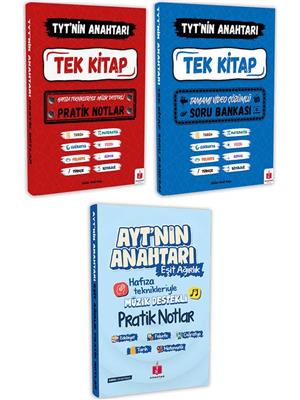 2026 TYT'nin Anahtarı Süper 2'li ve AYT'nin Anahtarı Eşit Ağırlık Tüm Dersler Tek Kitap Hafıza Teknikleriyle Müzik Destekli Pratik Notlar