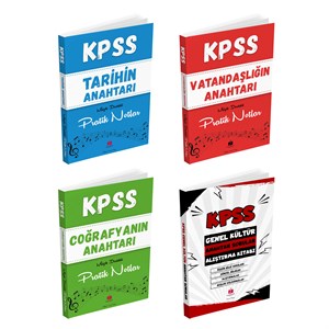 KPSS Süper Dörtlü Genel Kültür Konu Soru Seti