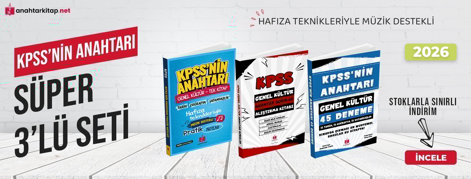KPSS 2026 Süper Üçlü Set