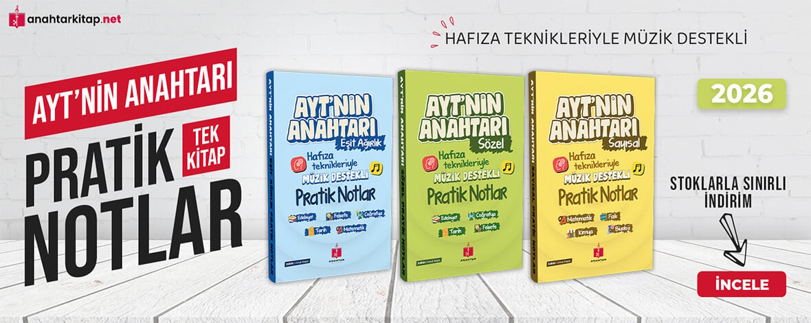AYT'nin Anahtarı Hafıza Teknikleriyle Müzik Destekli Pratik Notlar