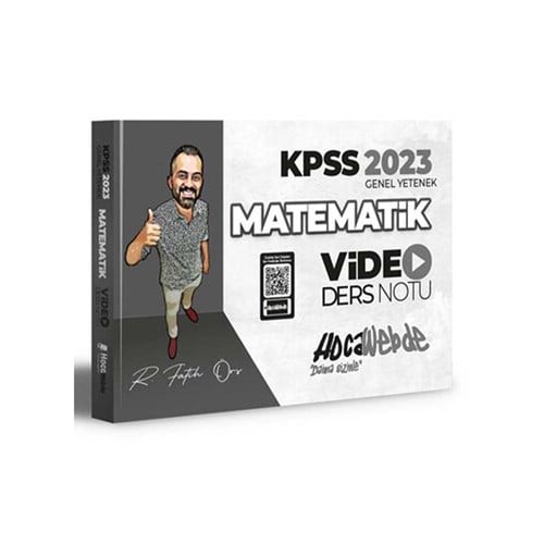 2023 HocaWebde Yayınları KPSS Matematik Video Ders Notu