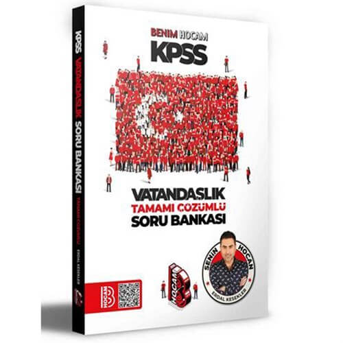 Benim Hocam Yayınları KPSS Vatandaşlık Tamamı Çözümlü Soru Bankası (Erdal KESEKLER)