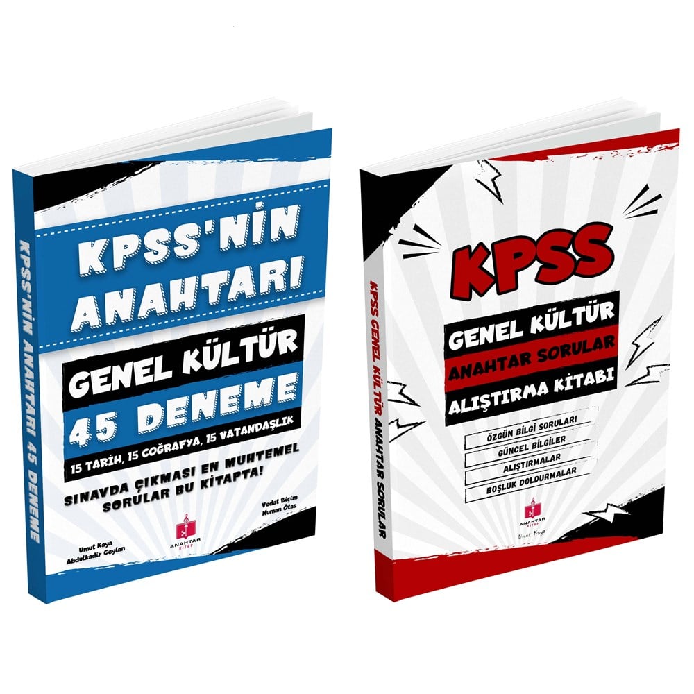 2022 KPSS Anahtar İkili Süper Soru Bankası Seti