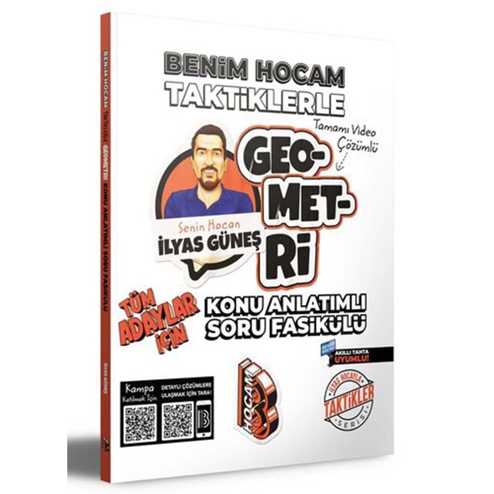 2024 Benim Hocam Yayınları Tüm Adaylar İçin Taktiklerle Geometri Konu Anlatımlı Soru Fasikülü