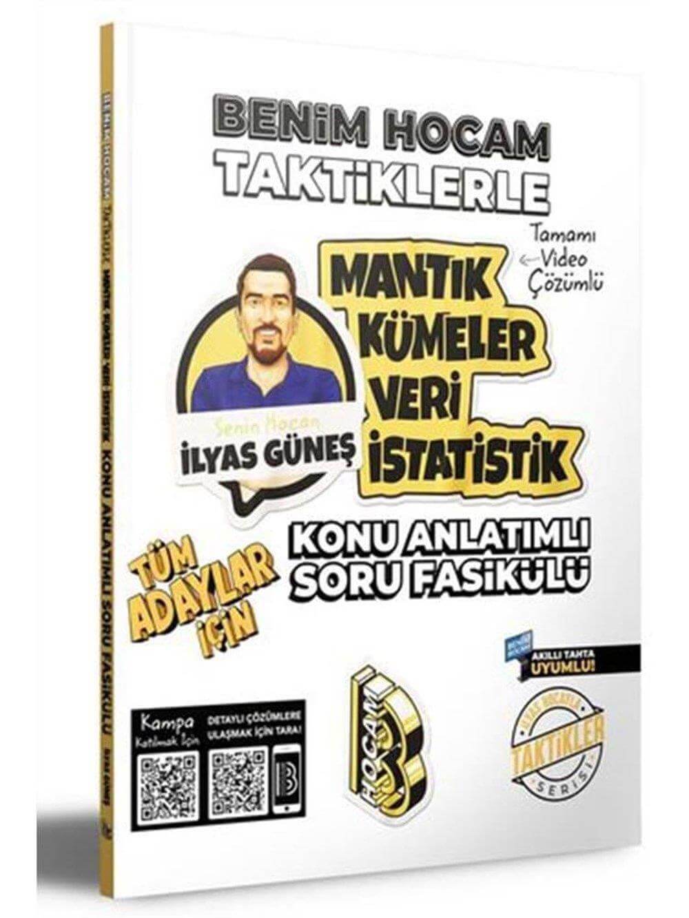 2024 Benim Hocam Yayınları Tüm Adaylar İçin Taktiklerle Mantık Kümeler Veri İstatistik Konu Anlatımlı Soru Fasikülü