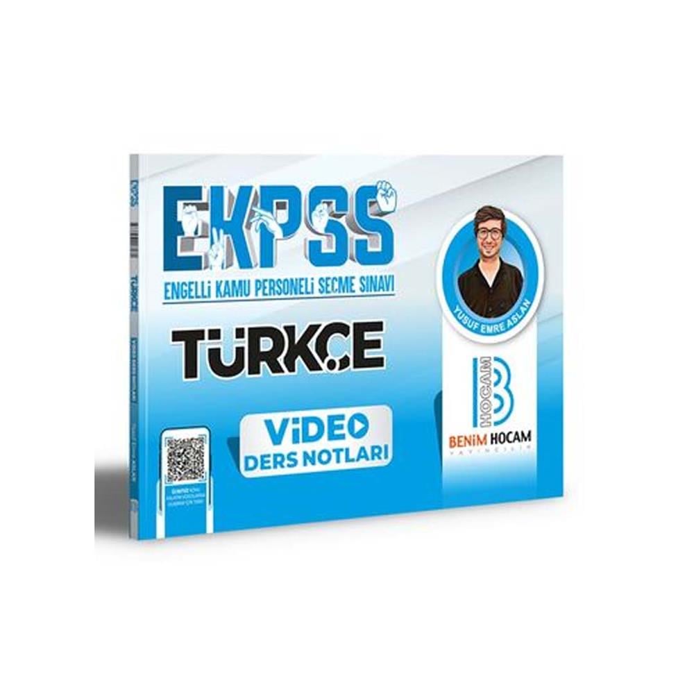 2024 E-KPSS Türkçe Video Ders Notları Benim Hocam Yayınları