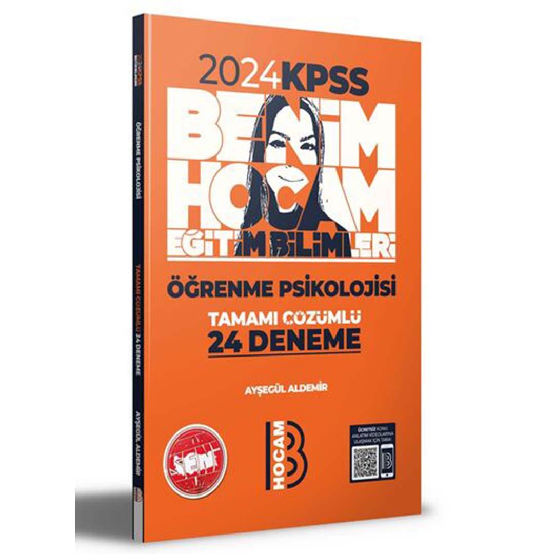 2024 Eğitim Bilimleri Öğrenme Psikolojisi Tamamı Çözümlü 24 Deneme Benim Hocam Yayınları
