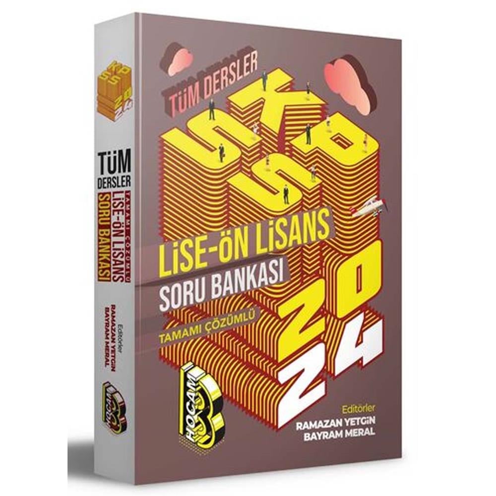 2024 KPSS Lise Ön Lisans Tüm Dersler Tamamı Çözümlü Soru Bankası Benim Hocam Yayınları