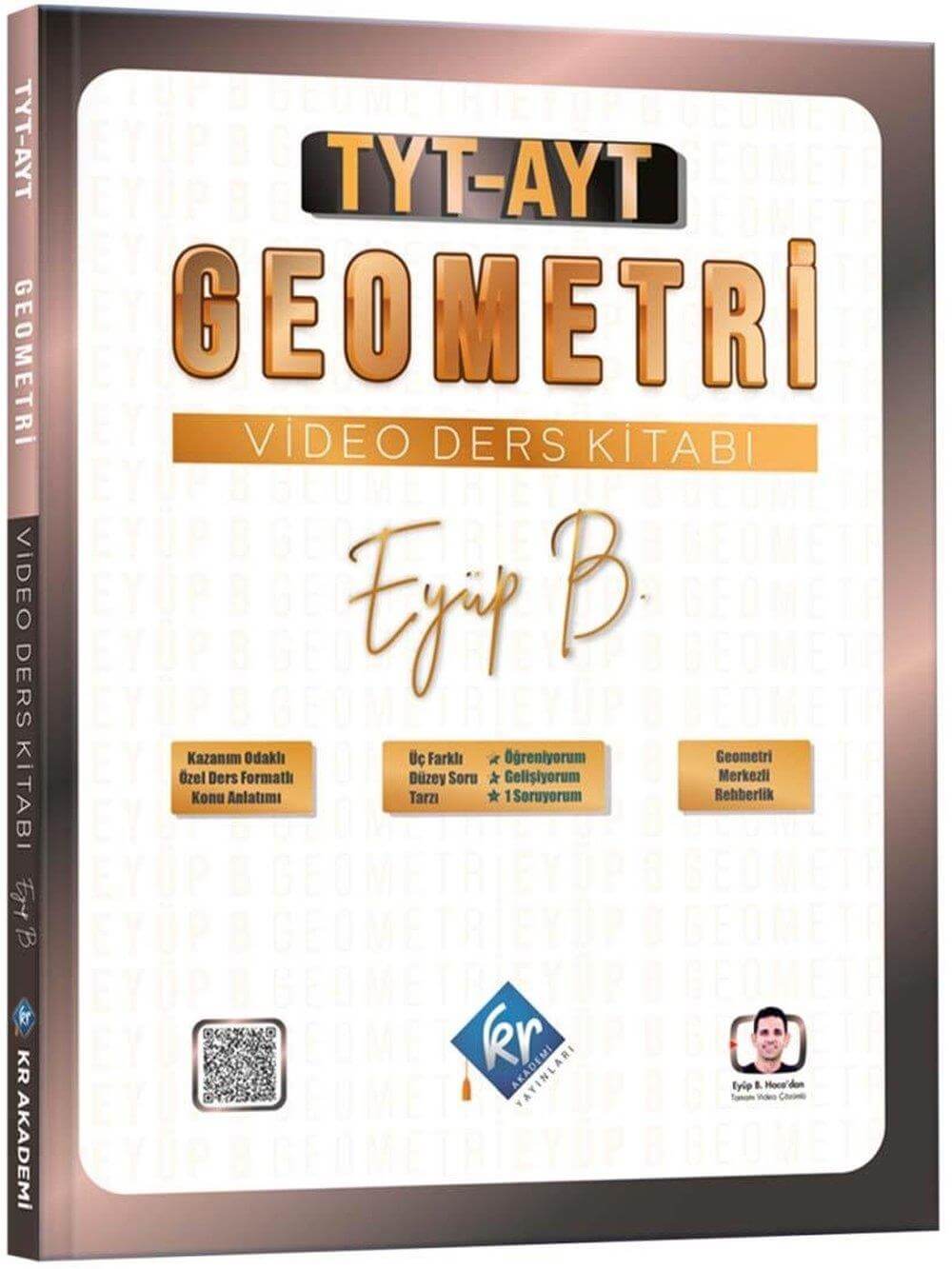 2025 Eyüp B. TYT AYT Geometri Video Ders Kitabı KR Akademi Yayınları