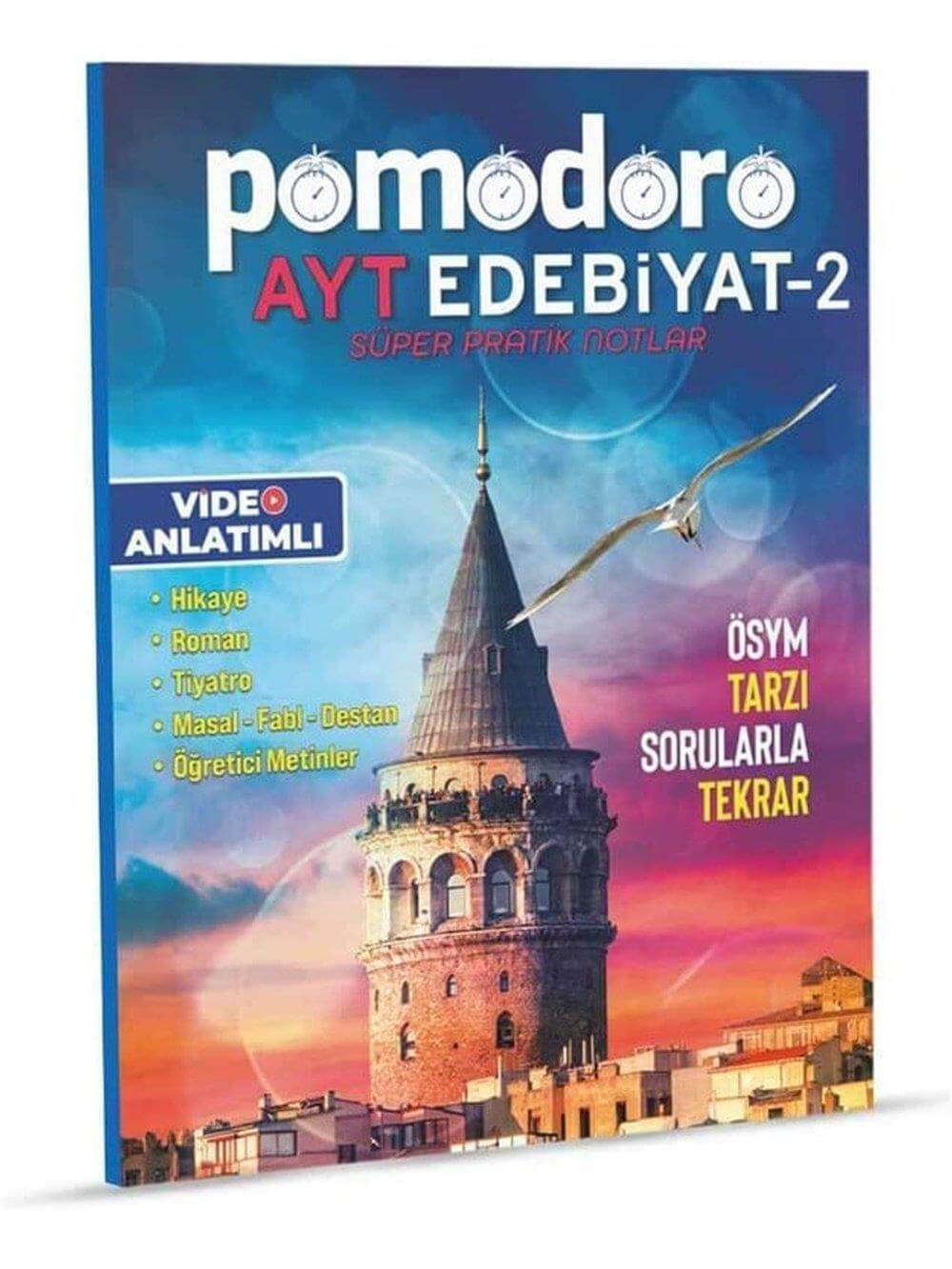 2025 Pomodoro AYT Edebiyat-2 Konu Soru Süper Pratik Notlar