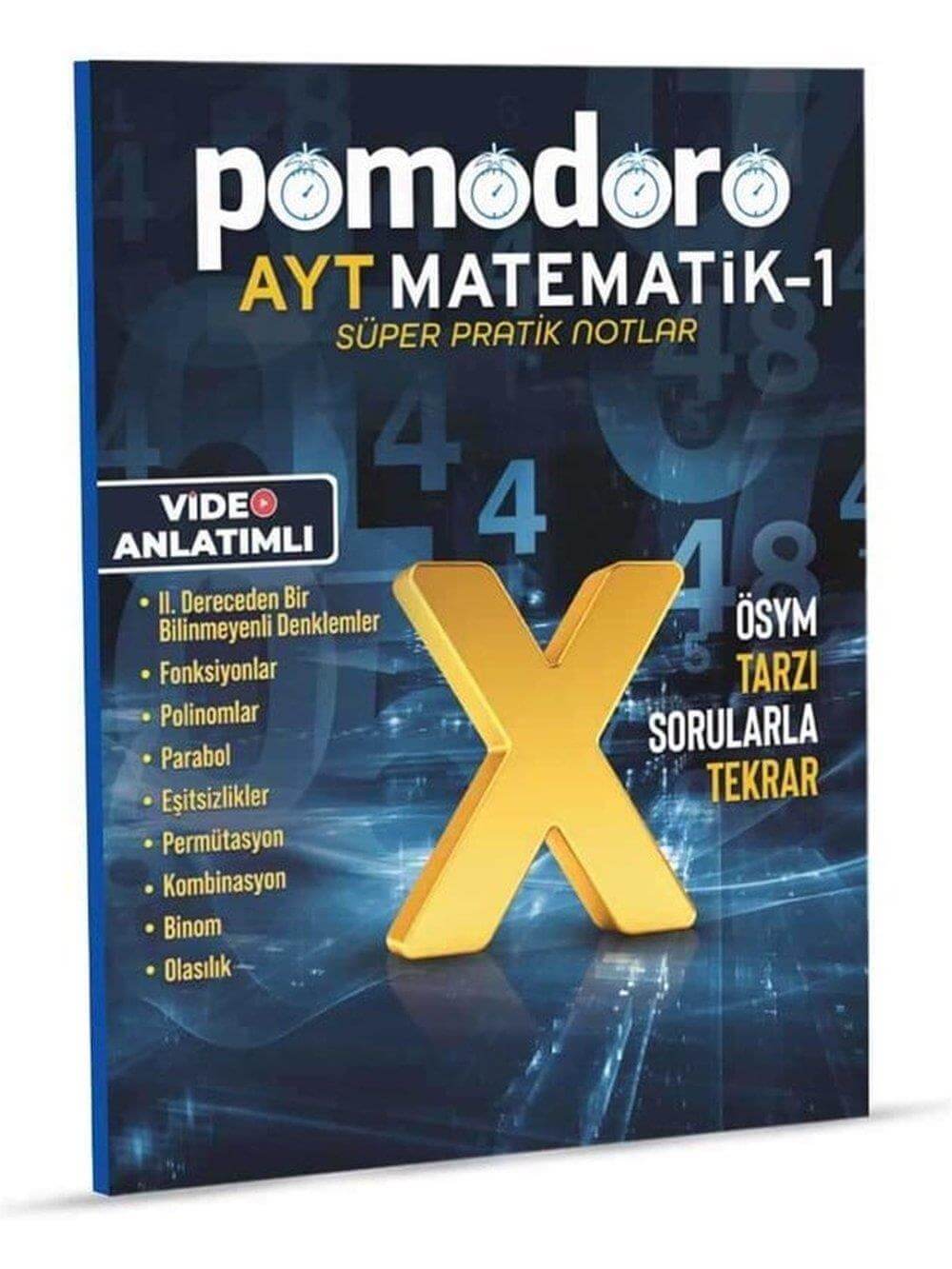 2025 Pomodoro AYT Matematik-1 Konu Soru Süper Pratik Notlar