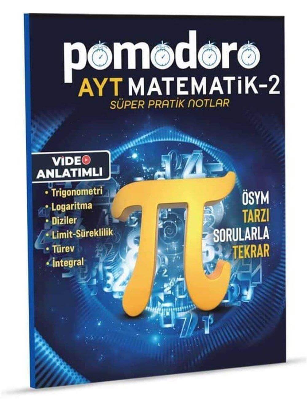 2025 Pomodoro AYT Matematik-2 Konu Soru Süper Pratik Notlar